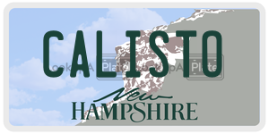 CALISTO  license plate in NH