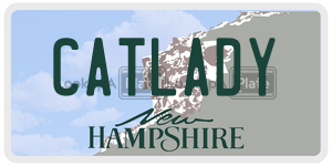 CATLADY  license plate in NH