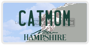 CATMOM  license plate in NH