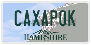 CAXAPOK  license plate in NH