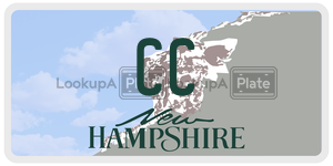 CC  license plate in NH