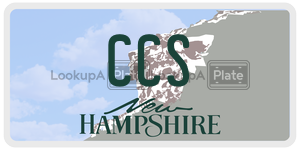 CCS  license plate in NH