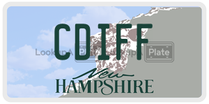 CDIFF  license plate in NH