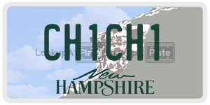 CH1CH1  license plate in NH
