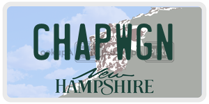 CHAPWGN  license plate in NH