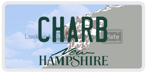 CHARB  license plate in NH