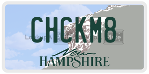 CHCKM8  license plate in NH