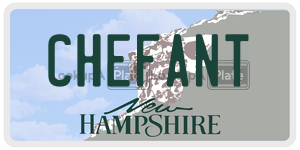 CHEFANT  license plate in NH