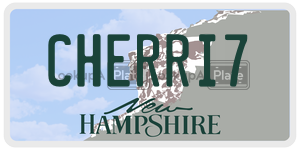 CHERRI7  license plate in NH