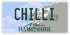 CHILLI  license plate in NH