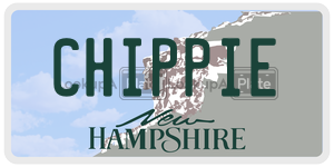 CHIPPIE  license plate in NH