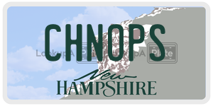 CHNOPS  license plate in NH