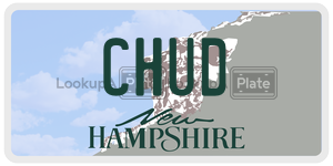 CHUD  license plate in NH