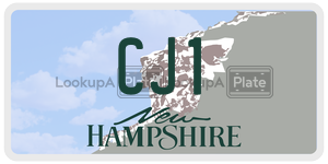 CJ1  license plate in NH