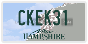 CKEK31  license plate in NH