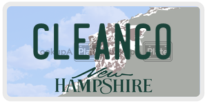 CLEANCO  license plate in NH