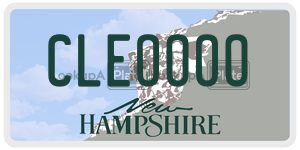 CLEOOOO  license plate in NH