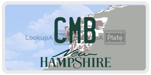 CMB  license plate in NH