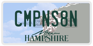 CMPNS8N  license plate in NH