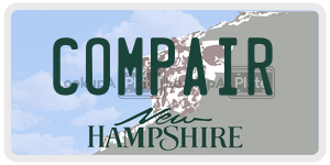 COMPAIR  license plate in NH
