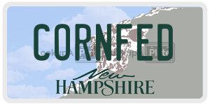 CORNFED  license plate in NH