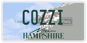 COZZI  license plate in NH