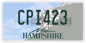 CPI423  license plate in NH