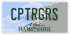 CPTRGRS  license plate in NH