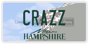 CRAZZ  license plate in NH
