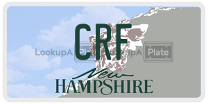 CRF  license plate in NH