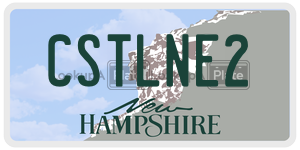 CSTLNE2  license plate in NH