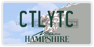 CTLYTC  license plate in NH
