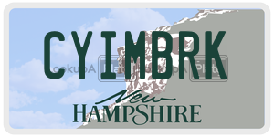 CYIMBRK  license plate in NH