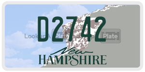 D2742  license plate in NH