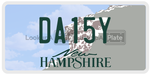 DA15Y  license plate in NH