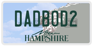 DADBOD2  license plate in NH