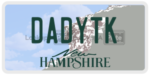 DADYTK  license plate in NH