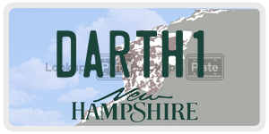 DARTH1  license plate in NH