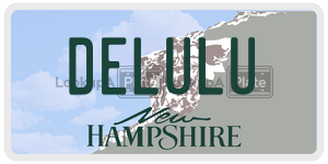 DELULU  license plate in NH