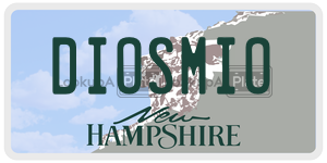 DIOSMIO  license plate in NH