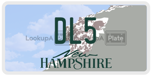 DL5  license plate in NH