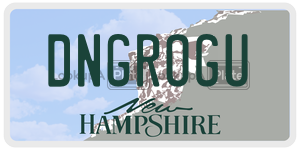 DNGROGU  license plate in NH