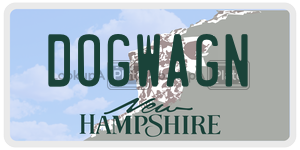 DOGWAGN  license plate in NH