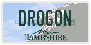 DROGON  license plate in NH