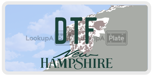DTF  license plate in NH
