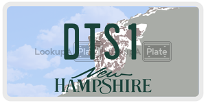 DTS1  license plate in NH