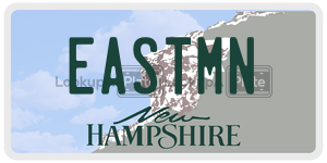 EASTMN  license plate in NH