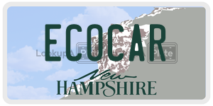 ECOCAR  license plate in NH