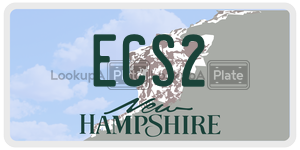 ECS2  license plate in NH