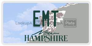 EMT  license plate in NH